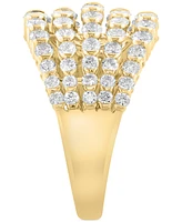Effy Diamond Multirow Statement Ring (1-7/8 ct. t.w.) in 14k Gold