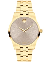 Movado Women's Museum Classic Swiss Automatic Yellow Pvd Watch, 33mm