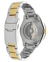 Spinnaker Men's Croft 42 Skeleton Automatic Two Tone Solid Stainless Steel Bracelet Watch, 42mm