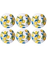 TarHong Lemon Orchard 6-Pc. Dinner Plates, Service For 6