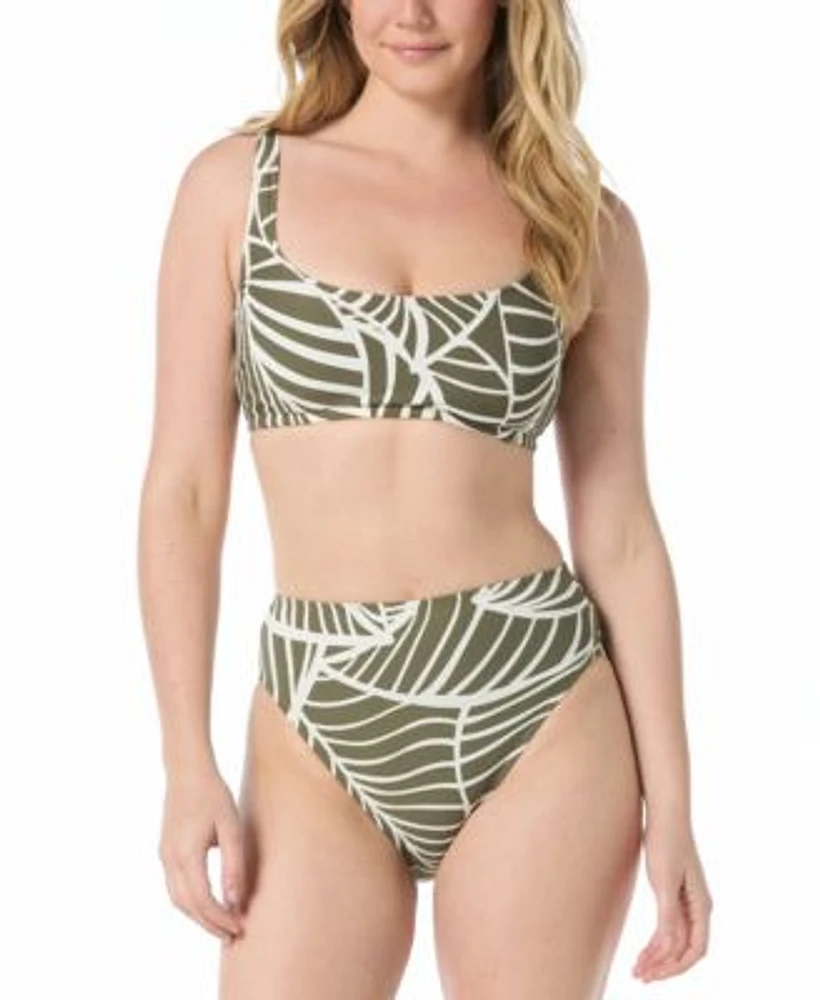 Coco Reef Womens Divine Printed Bikini Top High Esteem Bottoms