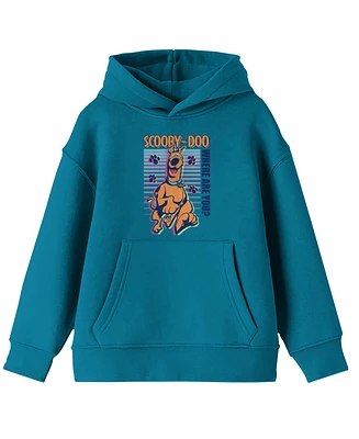 Scooby Doo Boys Where Are You Movie Blue Hoodie