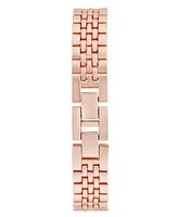 London Fog Unisex Whitehall Rose Gold Link Alloy Watch, 25mm