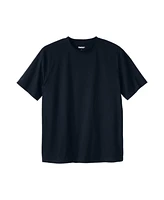KingSize Big & Tall Lightweight Stretch Mesh Pique Crewneck