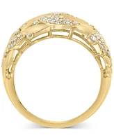Effy Diamond & Polished Navette Cluster Ring (1/2 ct. t.w.) in 14k Gold