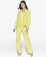 Karl Lagerfeld Paris Women's Seamed One-Button Blazer