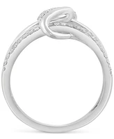 Effy Diamond Multirow Crossover Ring (1/2 ct. t.w.) in 14k White Gold