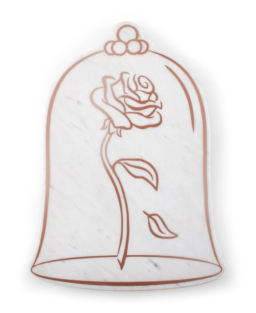 Toscana Disney Beauty And The Beast Marble Serving Stone Board