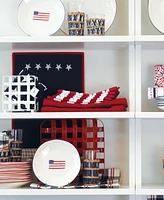 Tableau Stars and Stripes Americana Set of 4 Napkins, 8.25" x 8.25"