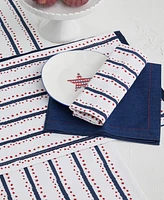Tableau Mini Stars Set of 4 Placemats, 8.25" x 8.25"