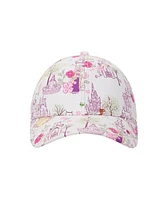 Disney Princess Characters & Palaces Women's White Traditional Adjustable Hat
