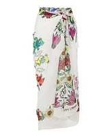 Grateful Dead Floral Large Scarf