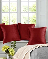 Nestl Elegant Velvet Removeable Cover 2-Pack Decorative Pillows
