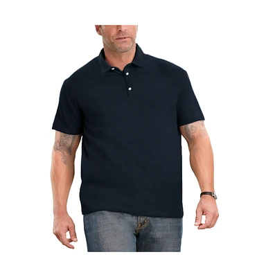 KingSize Big & Tall Lightweight Stretch Mesh Pique Polo