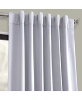 Half Price Drapes Fog Grey Room Darkening Curtain