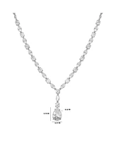 Jessica Simpson Crystal Drop Pendant Necklace
