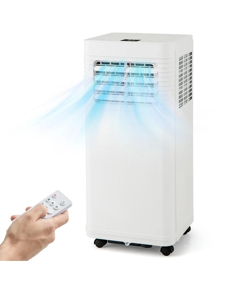 Gymax 8000 Btu Portable Air Conditioner 3-in-1 Ac Unit w/ Dehumidifier & Fan Sleep Mode & 24H Timer