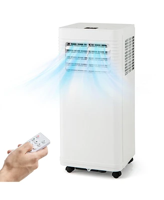 Gymax 8000 Btu Portable Air Conditioner 3-in-1 Ac Unit w/ Dehumidifier & Fan Sleep Mode & 24H Timer