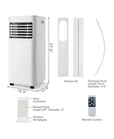 Gymax 3 in 1 Portable Air Conditioner Air Cooler Ac Unit 8000BTU Ashrae 230 sq.ft