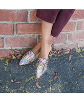 Alterre Women's Painted Snake Twiggy Customizable Pointed Loafer Slides