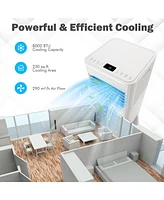 Gymax 3 in 1 Portable Air Conditioner Air Cooler Ac Unit 8000BTU Ashrae 230 sq.ft