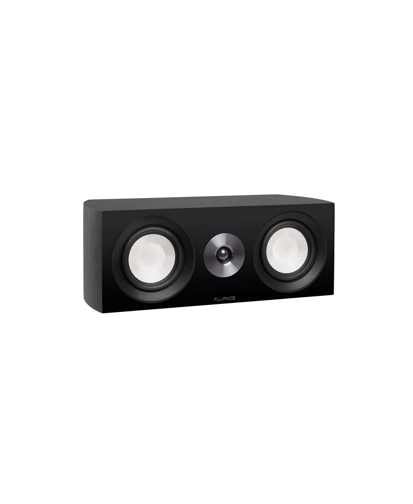 Fluance Reference High Performance 2-Way Center Channel Speaker for Enhanced Dialogue and Vocals in Home Theater Surround Sound Systems