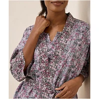 Pact Women's Organic Cotton Staycation Short Robe