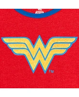 Justice League Girls Dc Comics Wonder Woman Ringer T-Shirt