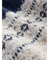 Celtic & Co. Women's Donegal Fair Isle Roll Neck Sweater