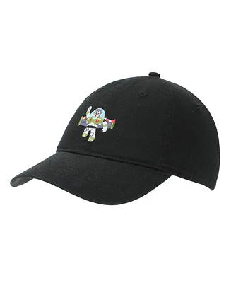 Disney Men's Toy Story Buzz Lightyear Black Unstructured Baseball Cap