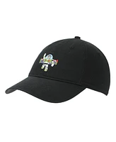 Disney Men's Toy Story Buzz Lightyear Black Unstructured Baseball Cap