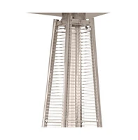 41000 Btu Steel Propane Triangular Pyramid Standing Patio Heater