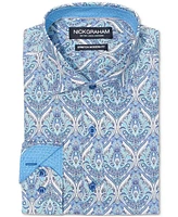 Nick Graham Men's Royal Paisley Dress Shirt