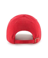 '47 Brand Men's Red Houston Cougars 2025 Ncaa Men's Basketball Tournament March Madness Final Four Clean Up Adjustable Hat