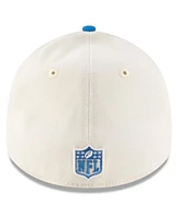 New Era Men's Cream/Blue Detroit Lions 2025 Nfl Draft 39THIRTY Flex Hat