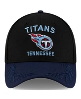 New Era Men's /Navy Tennessee Titans 2025 Nfl Draft 39THIRTY Flex Hat
