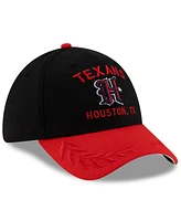 New Era Men's Black/Red Houston Texans 2025 Nfl Draft 39THIRTY Flex Hat