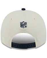 New Era Men's Cream/Navy Tennessee Titans 2025 Nfl Draft A-Frame 9FIFTY Snapback Hat