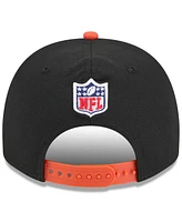 New Era Men's Black/ Cincinnati Bengals 2025 Nfl Draft A-Frame 9FIFTY Snapback Hat