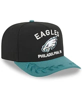 New Era Men's /Green Philadelphia Eagles 2025 Nfl Draft A-Frame 9FIFTY Snapback Hat