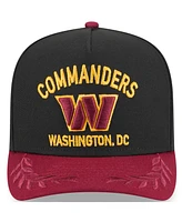 New Era Men's Black/Navy Washington Commanders 2025 Nfl Draft A-Frame 9FIFTY Snapback Hat