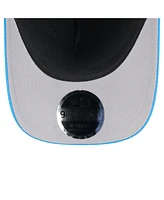 New Era Men's Black/Powder Blue Los Angeles Chargers 2025 Nfl Draft 9FORTY A-Frame M-Crown Adjustable Hat