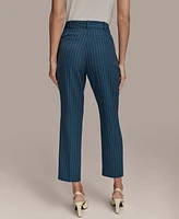 Donna Karan New York Women's Straight-Leg Pinstripe Pants