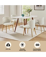 Modern Milia Dining Chair Set of 2