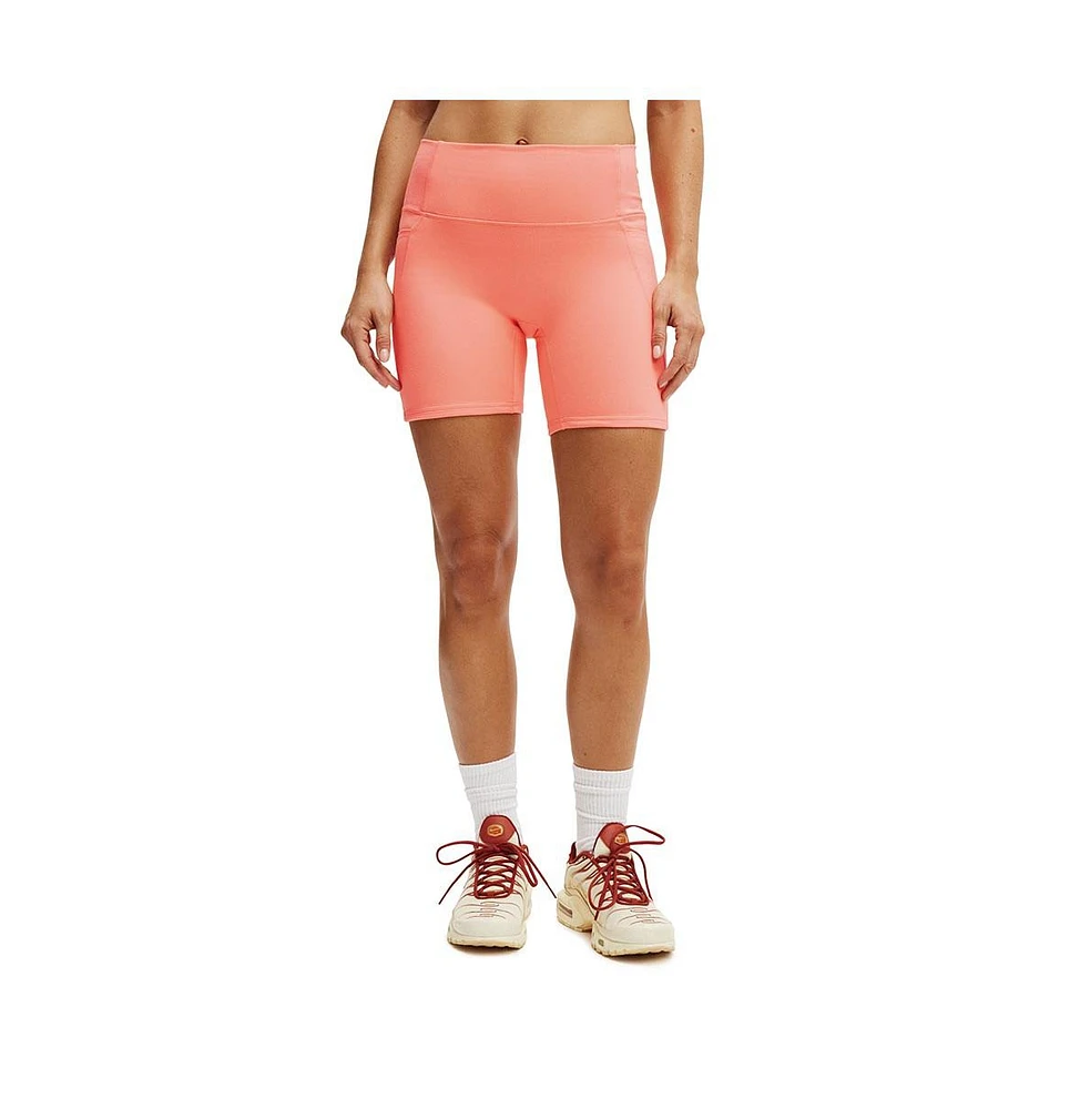 Cotton On Women's Active Ultra Soft Side Pocket Bike Short