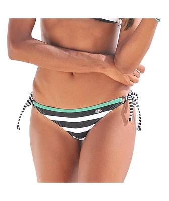Lascana Women's Striped Cheeky Bikini Swimsuit Bottom