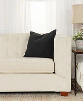 Rizzy Home Urban Farmhouse Solid Woven Decorative Pillow, 20" x