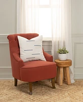 Rizzy Home Glam Striped Woven Decorative Pillow