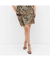 City Chic Plus Disco Skirt