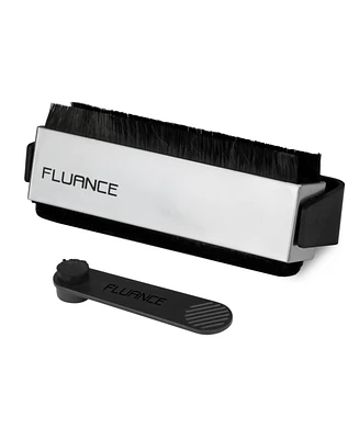 Fluance Vinyl Record & Stylus Cleaning Kit with 2-in-1 Anti-static Carbon Fiber & Soft Velvet Lp Brush and Stylus Brush (VB52)